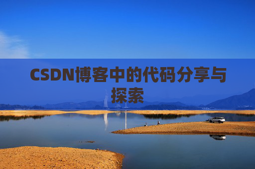 CSDN博客中的代码分享与探索